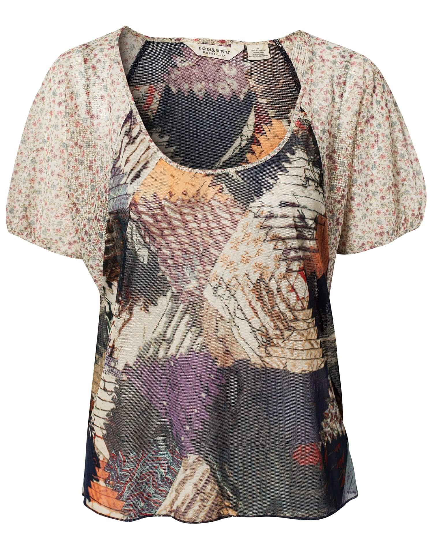 تی شرت آستین گشاد Denim & Supply Ralph Lauren - تصویر 2